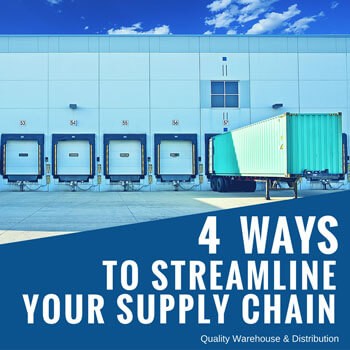 Four Ways to Streamline Your Supply Chain