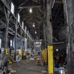 messy warehouse