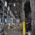 messy warehouse