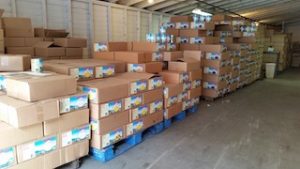 correct product flow in a warehouse
